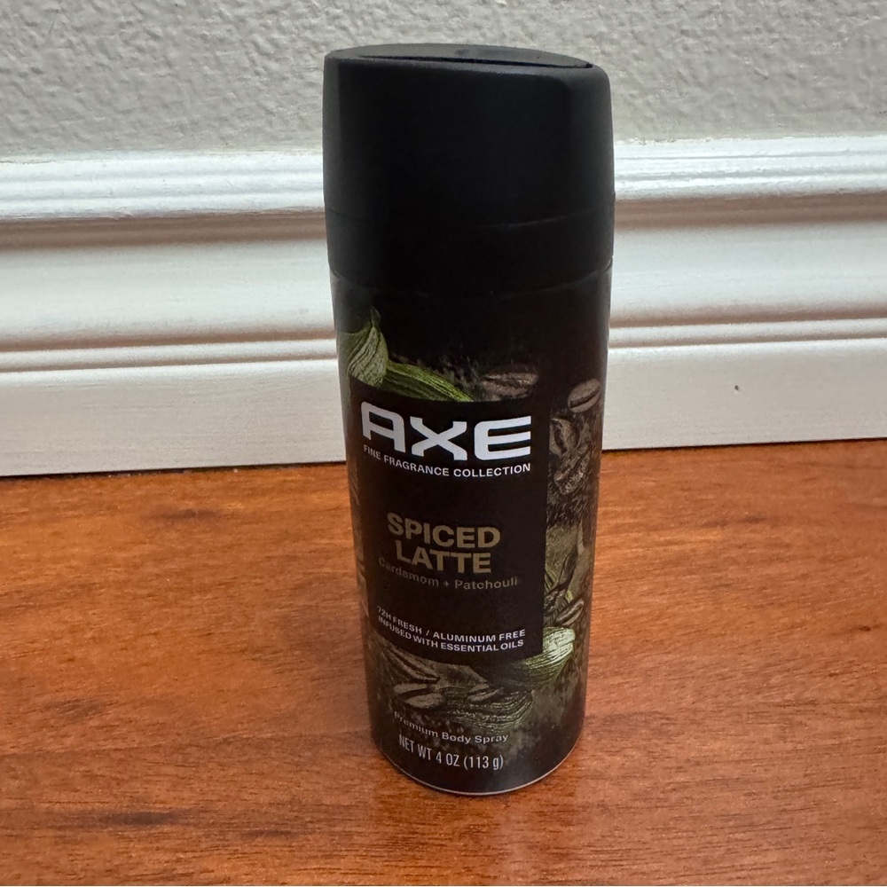 Axe Spiced Latte Cardamom Patchouli Premium Body Spray 4oz